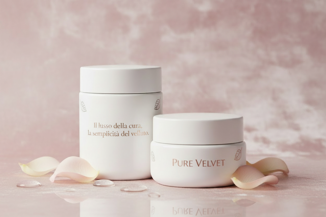 Pure Velvet - Messaggio sulla crema grande